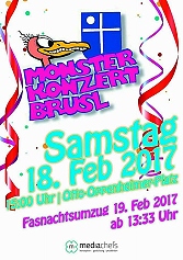 Monsterkonzert Brusl- Bruchsal Guggemusik 2017