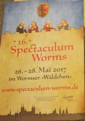 Bilder vom Mittelalter Spectaculum Worms 2017 - Konzert Ranunculus und Feuershow von Feuerplanet