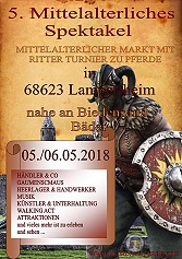 Aktuelle Bilder vom Mittelaltermarkt in Lampertheim 2018