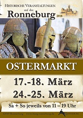 Aktuelle Bilder vom Ostermarkt auf Burg Ronneburg 2018