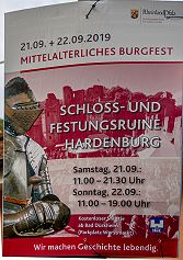 Aktuelle Bilder vom Mittelaltermarkt auf der Hardenburg 2019 in Bad Dürkheim