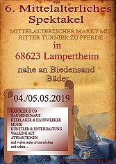 Aktuelle Bilder vom Mittelaltermarkt in Lampertheim 2019