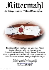 Aktuelle Bilder vom Rittermahl in Wiernsheim 2019