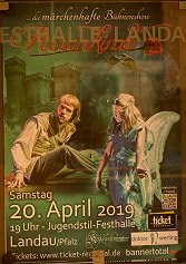 Aktuelle Bilder von der Geschichte vom Rosenkind- Jugendstil Festhalle Landau - Musik von Keltenstimme 2019