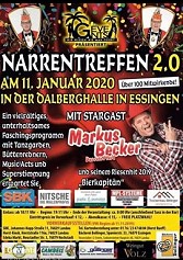 Narrentreffen in Essingen Dalberghalle 2020