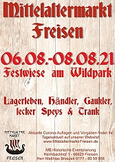Mittelaltermarkt Freisen Sommer August 2021