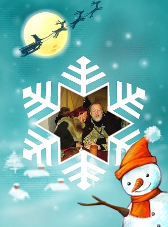 Frohe Weihnachten 2023 - Geli und Roger Mittelalter-Paparazzi.de