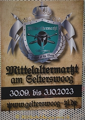 Aktuelle Bilder vom Mittelaltermarkt in Kaiserslautern- Gelterswoog Oktober 2023