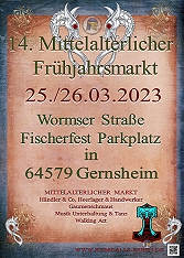 Aktuelle Bilder vom Mittelalterlichen Frühjahrsmarkt in Gernsheim 2023