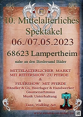 Aktuelle Bilder vom Mittelalterlichen Spektakel in Lampertheim 2023