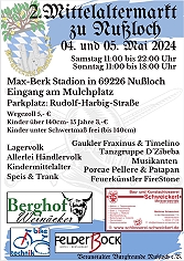 Aktuelle Bilder vom 2. Mittelaltermarkt in Nußloch 2024 Samstag