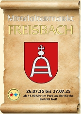 Aktuelle Bilder vom Mittelaltermarkt in Freisbach 2025