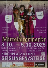 Aktuelle Bilder vom Mittelaltermarkt in Geislingen an der Steige 2025