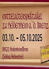 Aktuelle Bilder vom Mittelaltermarkt in Heidenheim 2025 Schloß Hellenstein