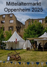 Aktuelle Bilder vom Mittelaltermarkt auf Burg Landskron in Oppenheim 2025