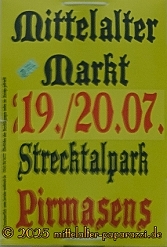 Aktuelle Bilder vom Mittelaltermarkt im Strecktalpark Pirmasens 2025