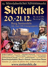 Aktuelle Bilder vom Mittelalterlichen Adventsmarkt auf Burg Stettenfels 2025