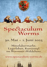 Aktuelle Bilder vom Mittelalter Spectaculum in Worms 2025