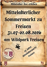 Aktuelle Bilder vom Mittelalterlichen Sommermarkt in Freisen 2026