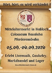 Aktuelle Bilder vom Mittelaltermarkt in Haßloch 2026  auf der Pferderennbahn