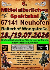 Aktuelle Bilder vom Mittelaltermarkt in Neuhofen 2026