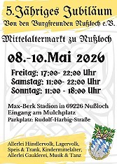 Aktuelle Bilder vom Mittelaltermarkt in Nussloch 2026