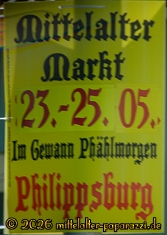 Aktuelle Bilder vom Mittelaltermarkt in Philippsburg 2026 - Sonntag