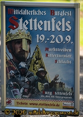 Aktuelle Bilder vom Mittelalterlichen Burgfest auf Burg Stettenfels 2026