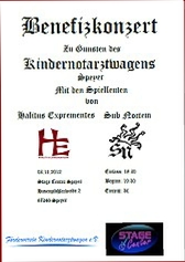 Sub Noctem und Halitus Exprementes singen für den Kindernotarztwagen in Speyer 2012