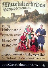 Mittelaltermarkt Burg Hohenstein 2014 - Videoimpressionen