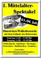 Freie Kriegerschaft Taunus e.V. - Mittelaltermarkt Hünstettten