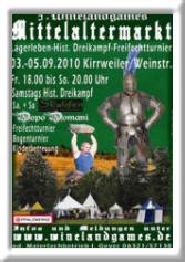 Dopo Domani auf der Tjoste bei den Winelandgames in Kirrweiler/Pfalz