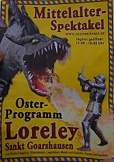 Mittelalterliches Osterspektakel auf der Loreley 2014 - Videoimpressionen